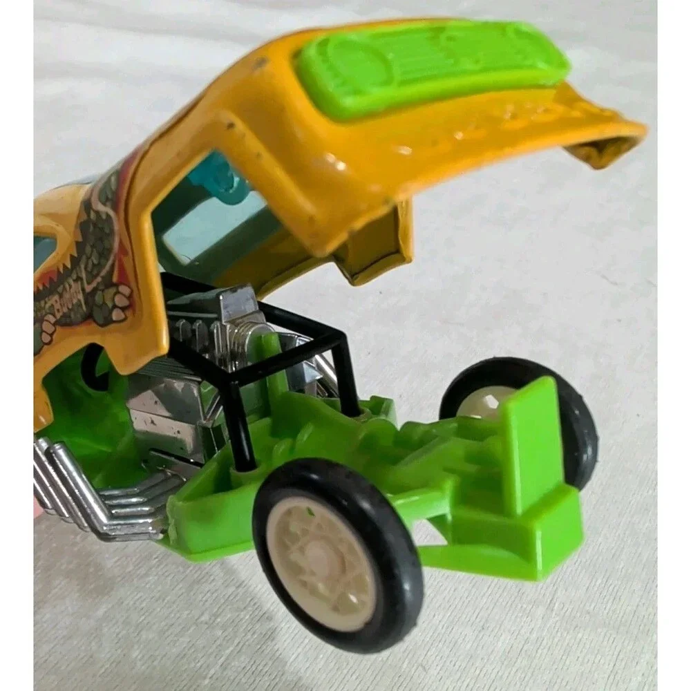 Vintage Buddy L Corp Japan Yellow Dragon 540 Cu. In. Toy Car Metal & Plastic 6